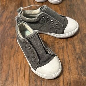 Cat & Jack Charcoal Slip-On Sneakers